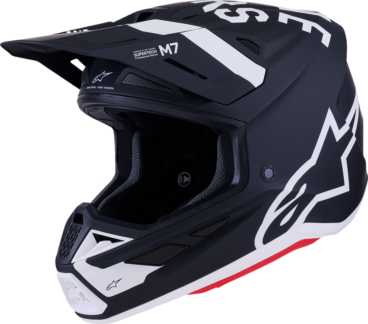 SM7 Helmet - Dasher - Matte Black/White - XS