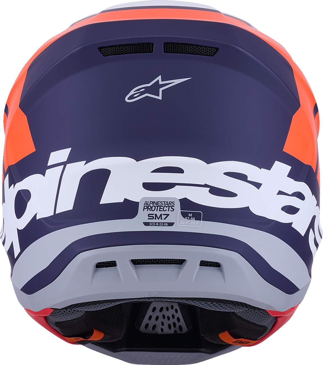 SM7 Helmet - Core - Matte Orange/Blue - 2XL
