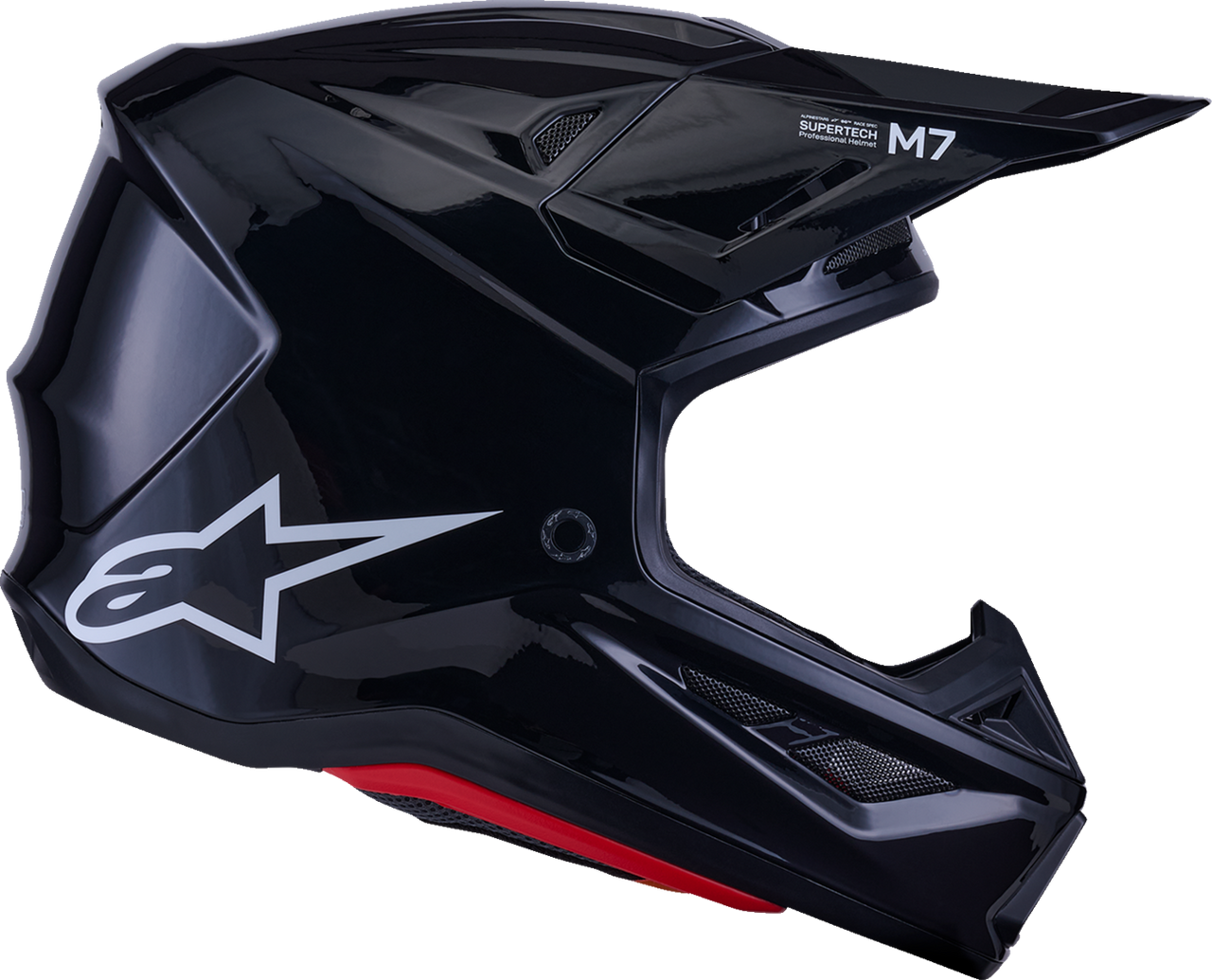 SM7 Helmet - Solid - Gloss Black - Small