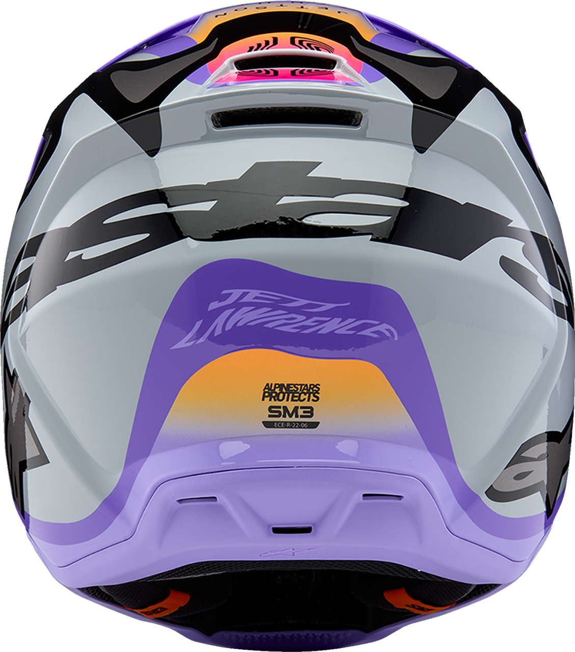 Youth SM3 Helmet - Jettson - Glosss Black/Gray/Purple - Large