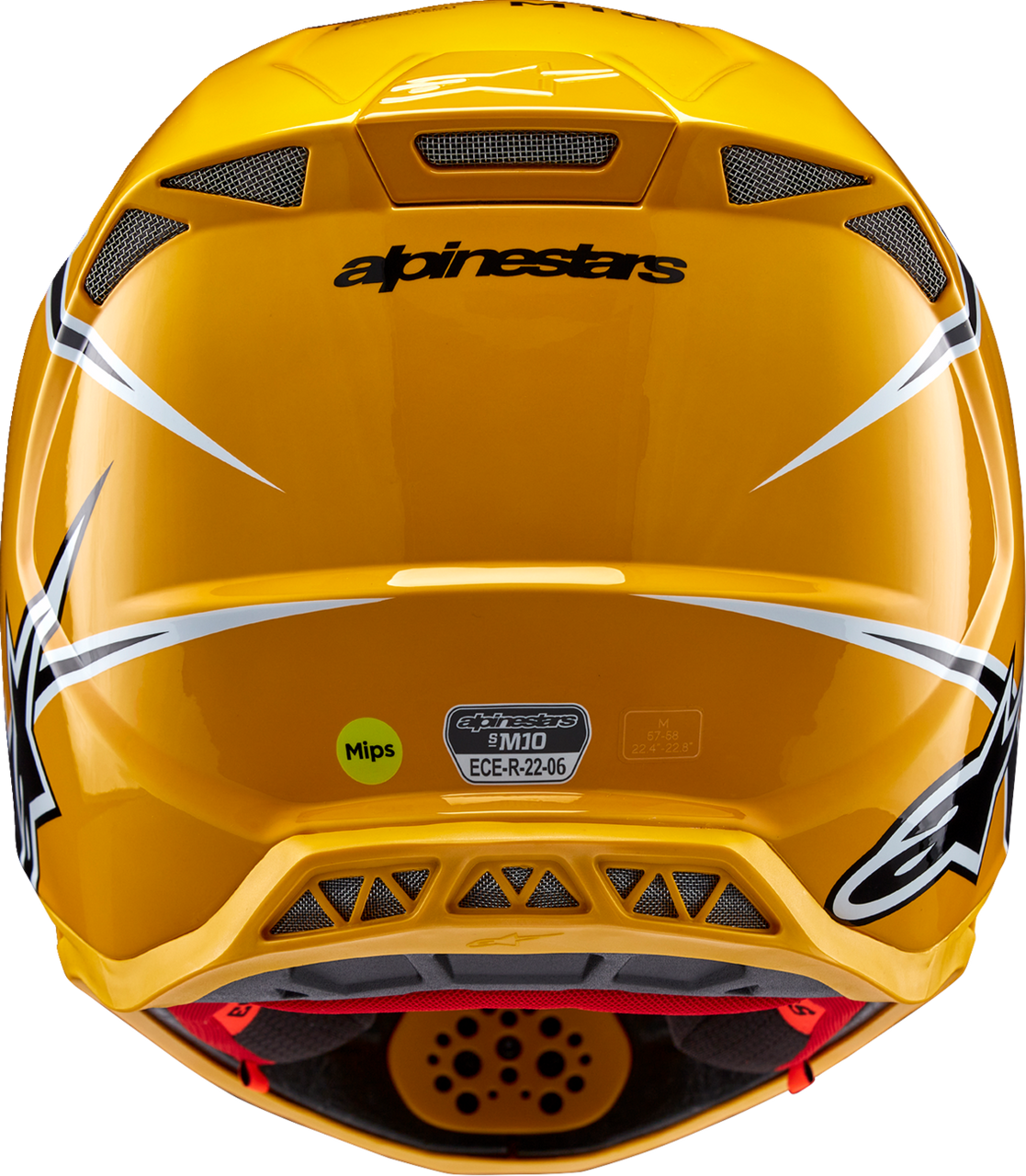 Supertech M10 Helmet - Ampress - MIPS® - Gloss Black/Yellow - Small