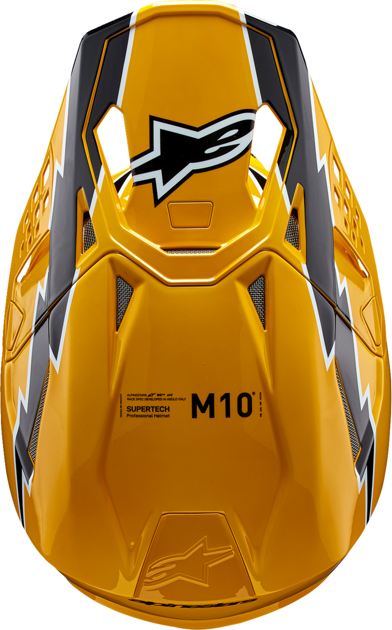 Supertech M10 Helmet - Ampress - MIPS® - Gloss Black/Yellow - Small