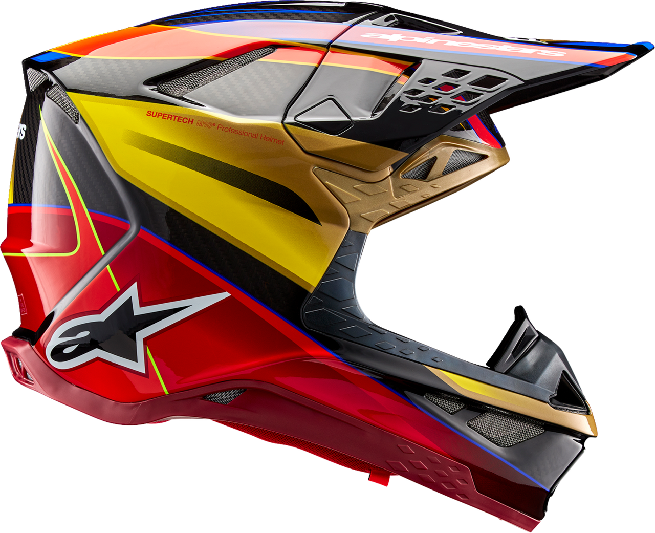 Supertech M10 Helmet - Era - MIPS® - Gloss Gold/Yellow/Rio Red - 2XL