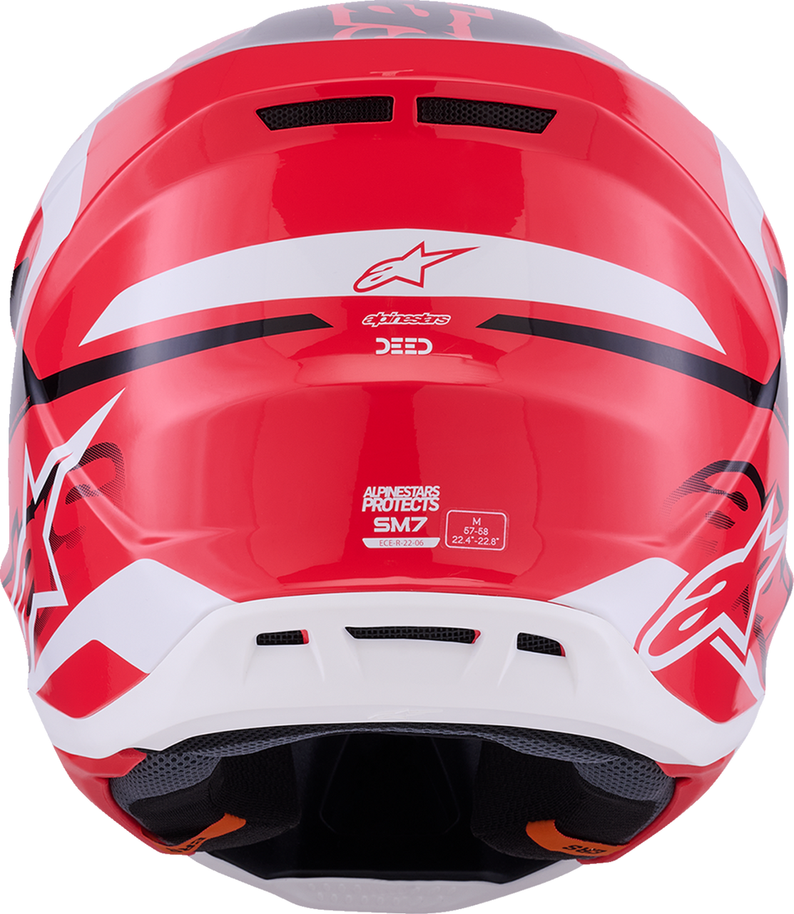 SM7 Helmet - Deed - Gloss Red/Black/White - 2XL