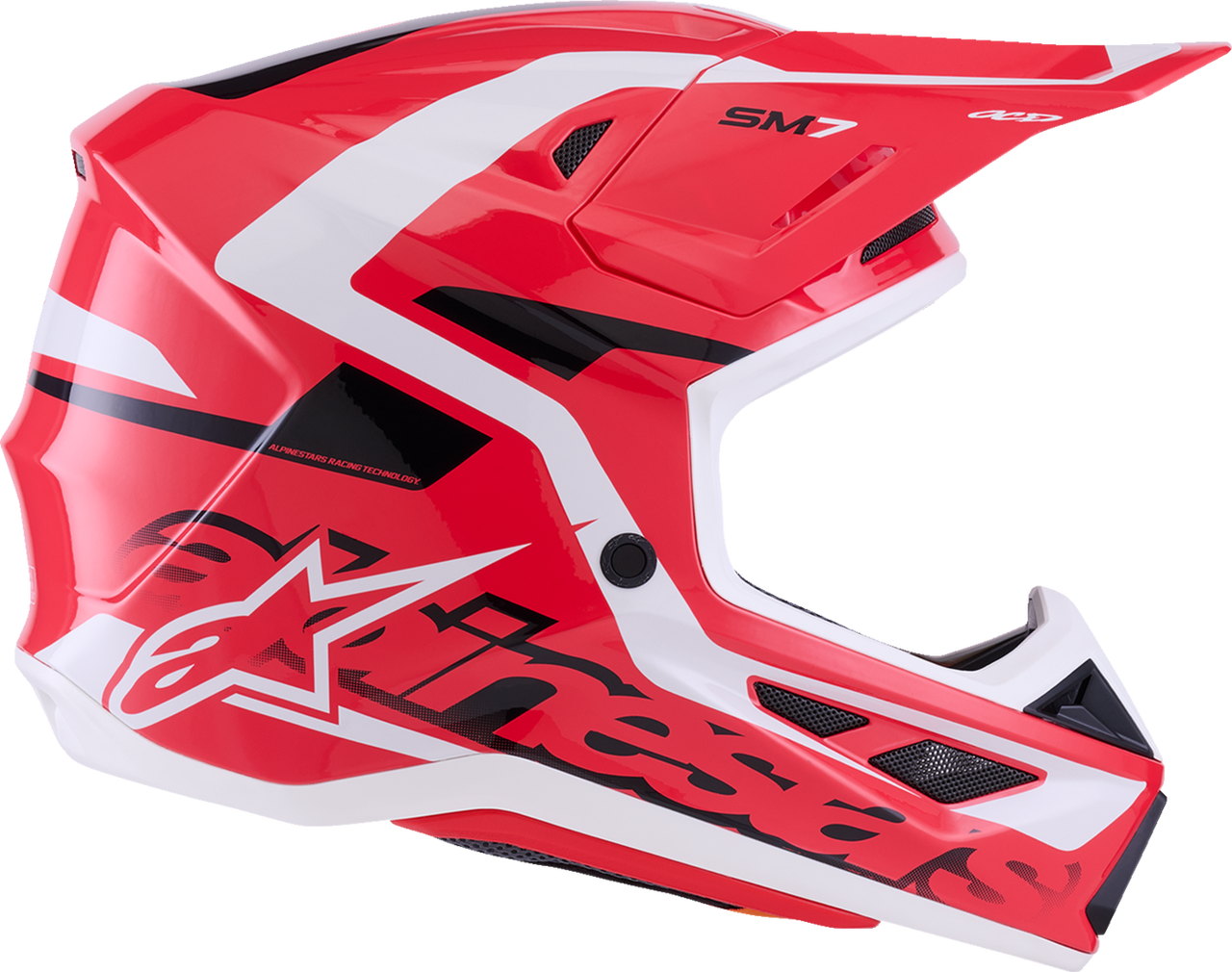 SM7 Helmet - Deed - Gloss Red/Black/White - Large