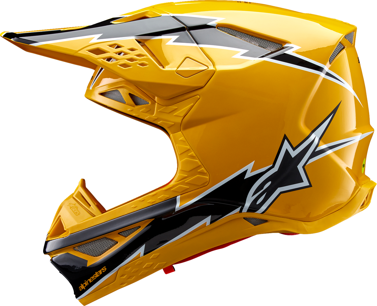 Supertech M10 Helmet - Ampress - MIPS® - Gloss Black/Yellow - XS