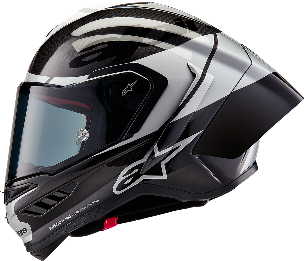 Supertech R10 Helmet - Element - Carbon/Silver/Black - Large