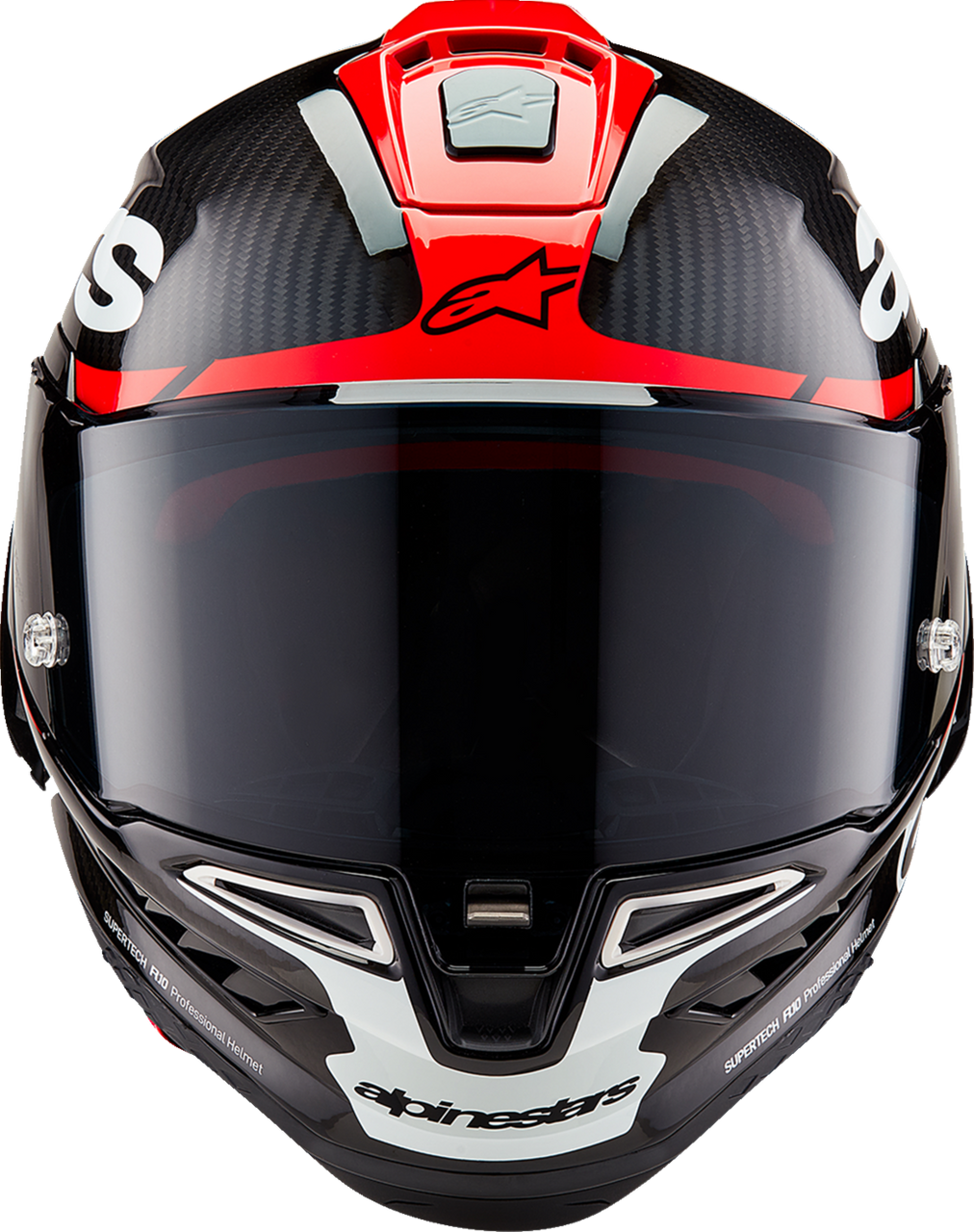 Supertech R10 Helmet - Element - Carbon/Red/White - Medium