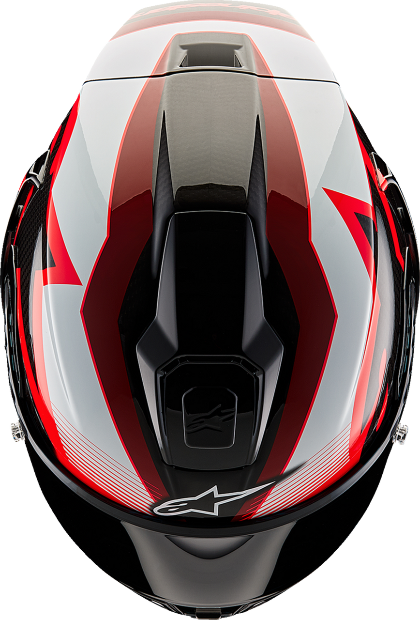 Supertech R10 Helmet - Team - Black/Carbon Red/Gloss White - XS