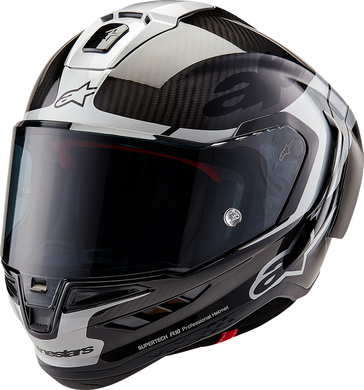 Supertech R10 Helmet - Element - Carbon/Silver/Black - XL