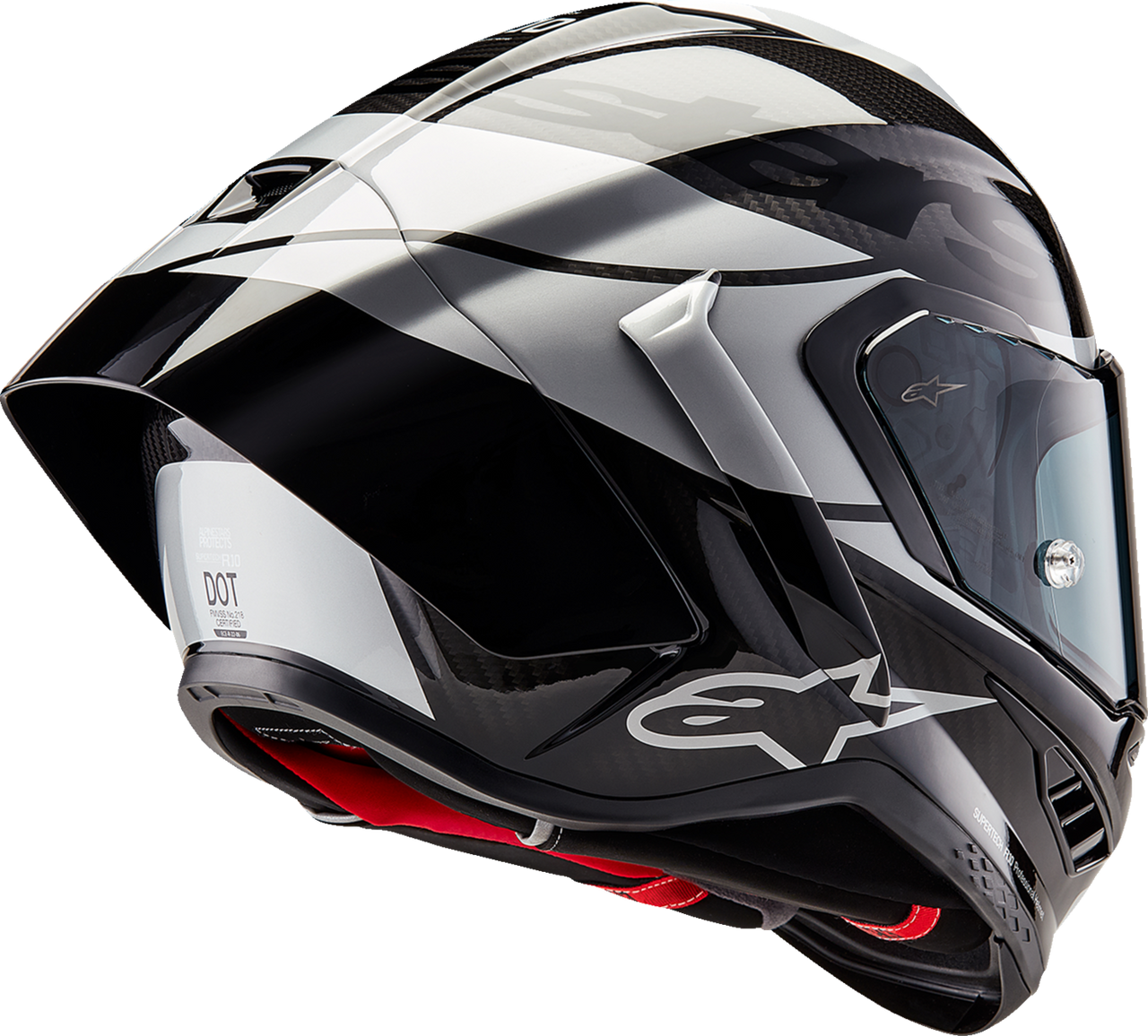 Supertech R10 Helmet - Element - Carbon/Silver/Black - Small