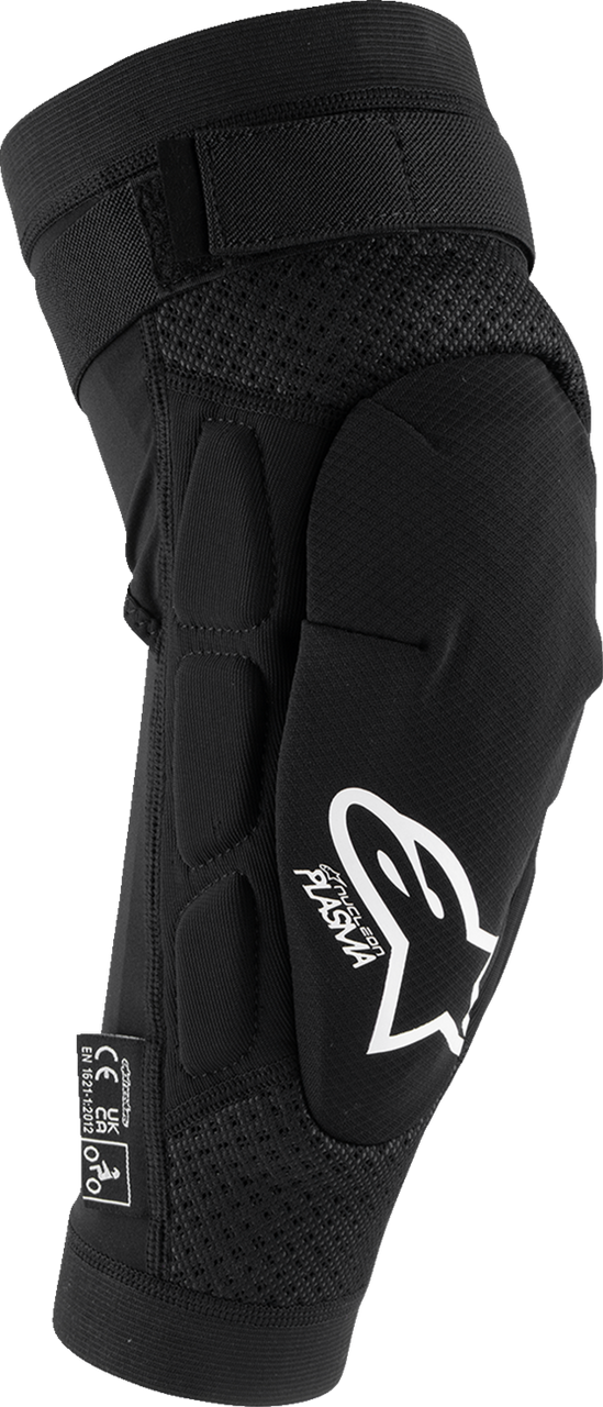 Youth Bionic Plasma Knee Guards - Black/White - 2XL