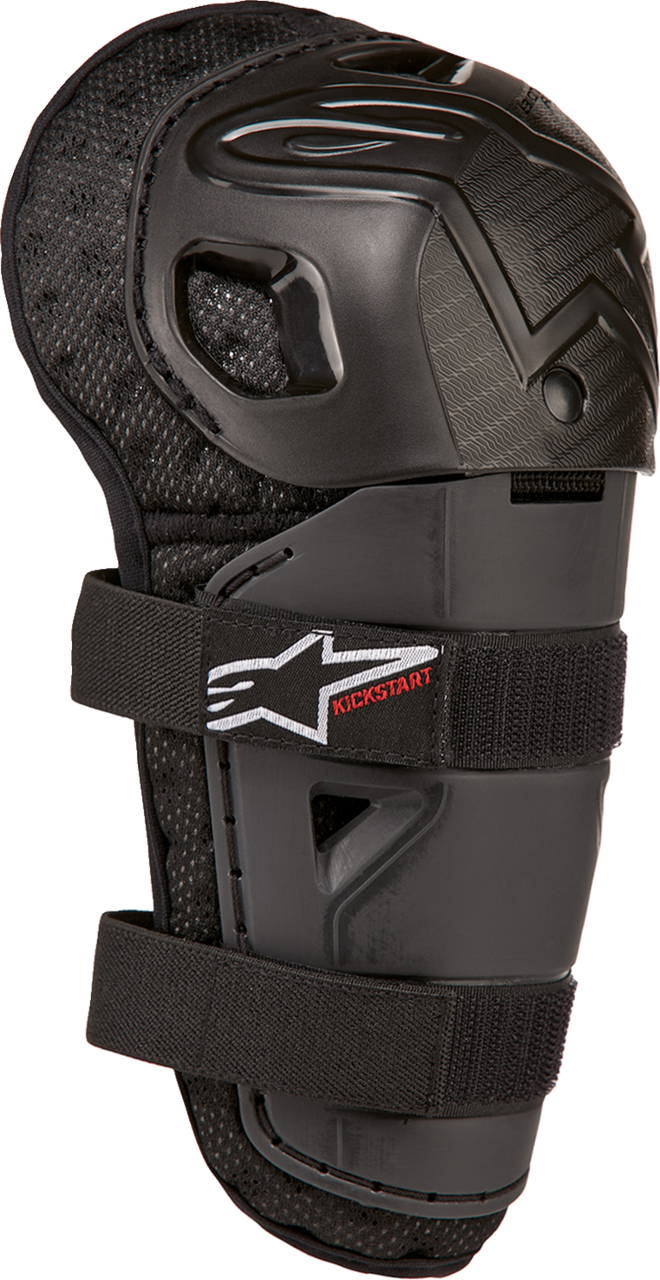 Youth Bionic Action Kickstart Guards - Knee - Black/Red