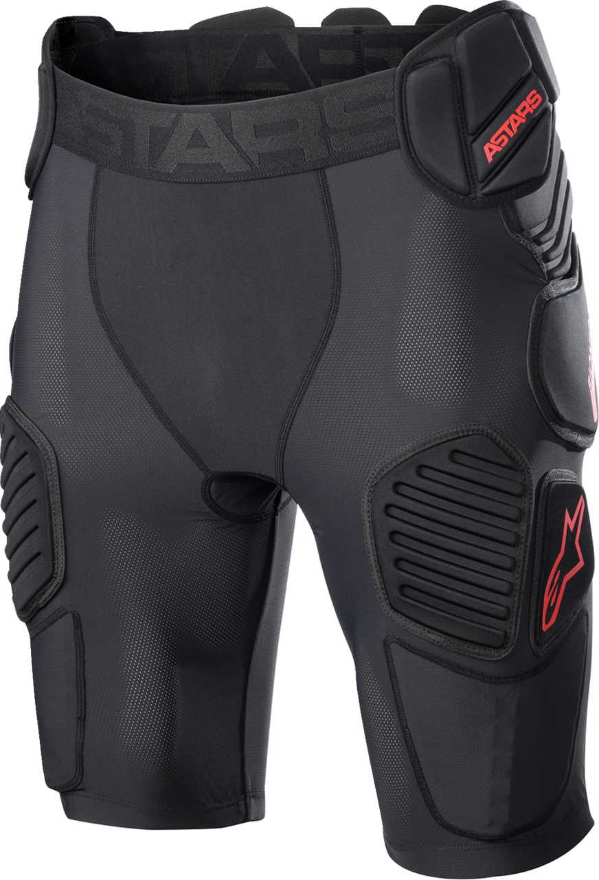 Bionic Pro Protection Shorts - Black/Red - 2XL