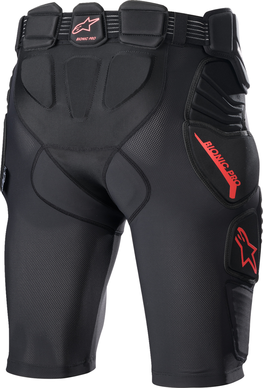 Bionic Pro Protection Shorts - Black/Red - Small
