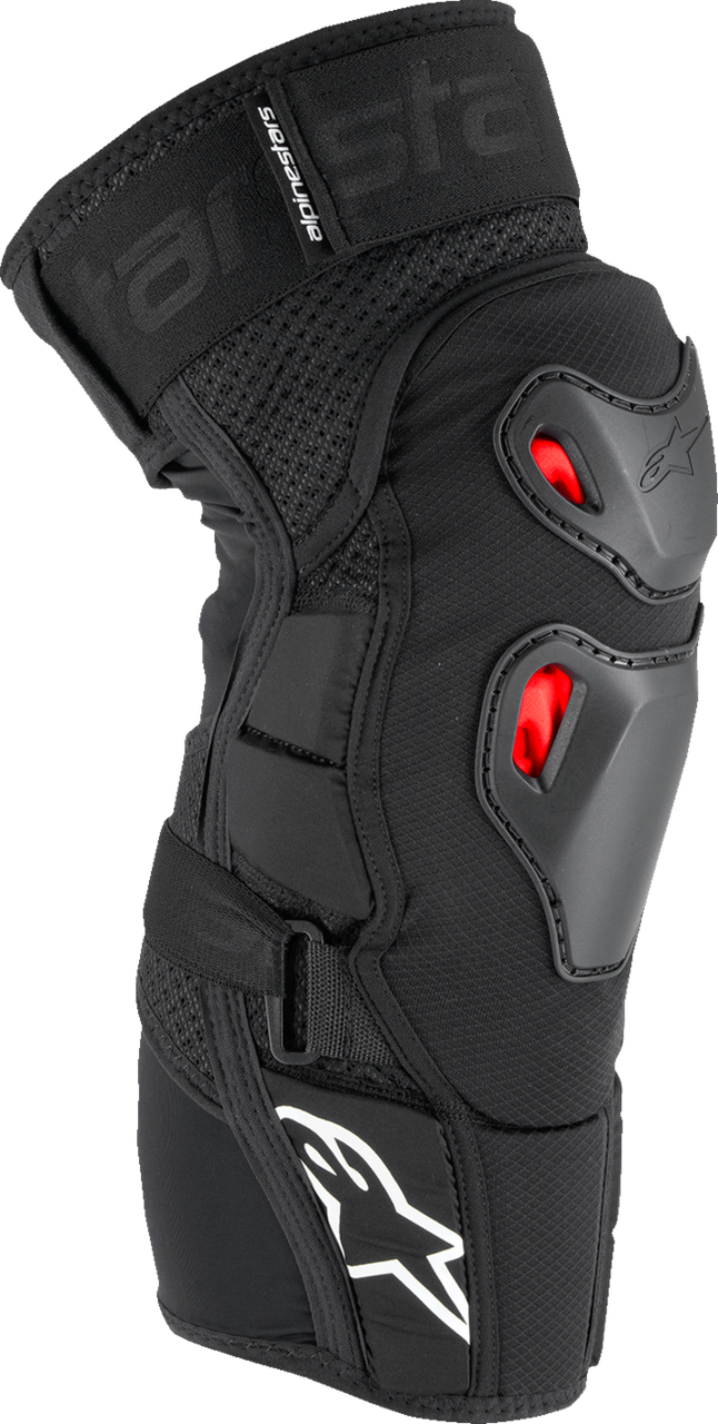 Bionic Pro Plasma Knee Protectors - Black/Red/White - L/XL