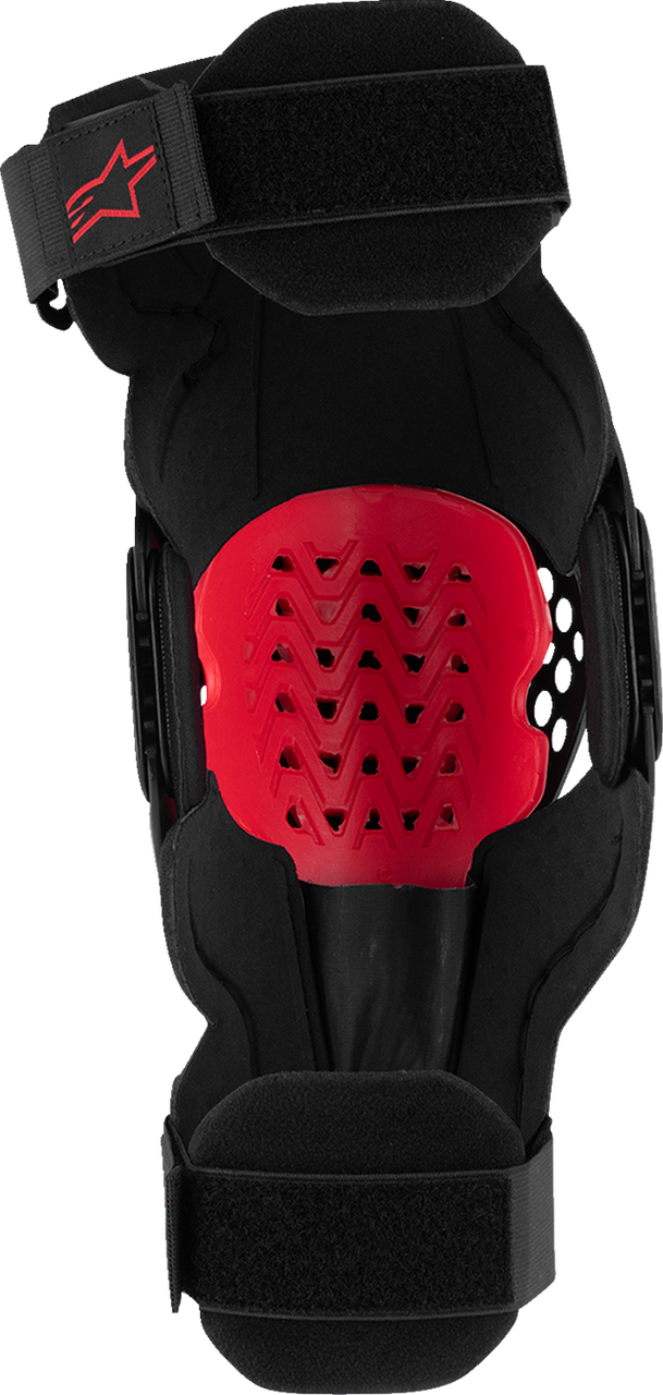 SX-1 Plasma Knee Guards - Black/Red/Cool Gray - L/XL
