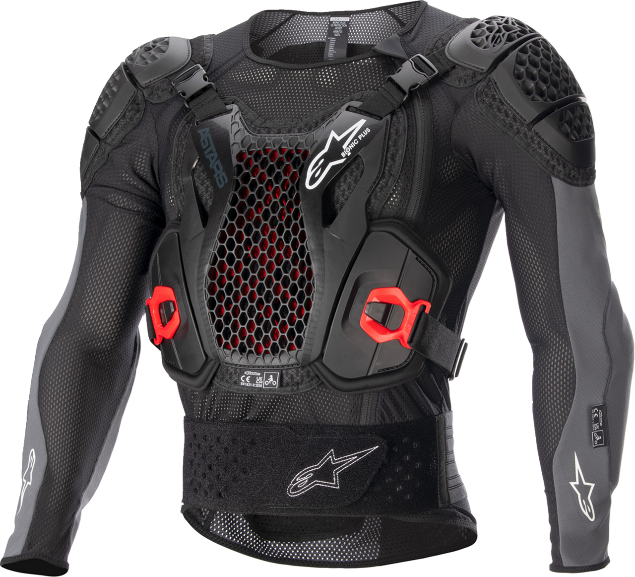 Bionic Plus v2 Protection Jacket - Black/Anthracite/Red - Medium