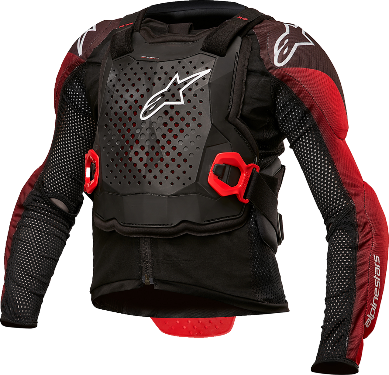 Youth Bionic Tech Jacket - Black/White/Red - L/XL