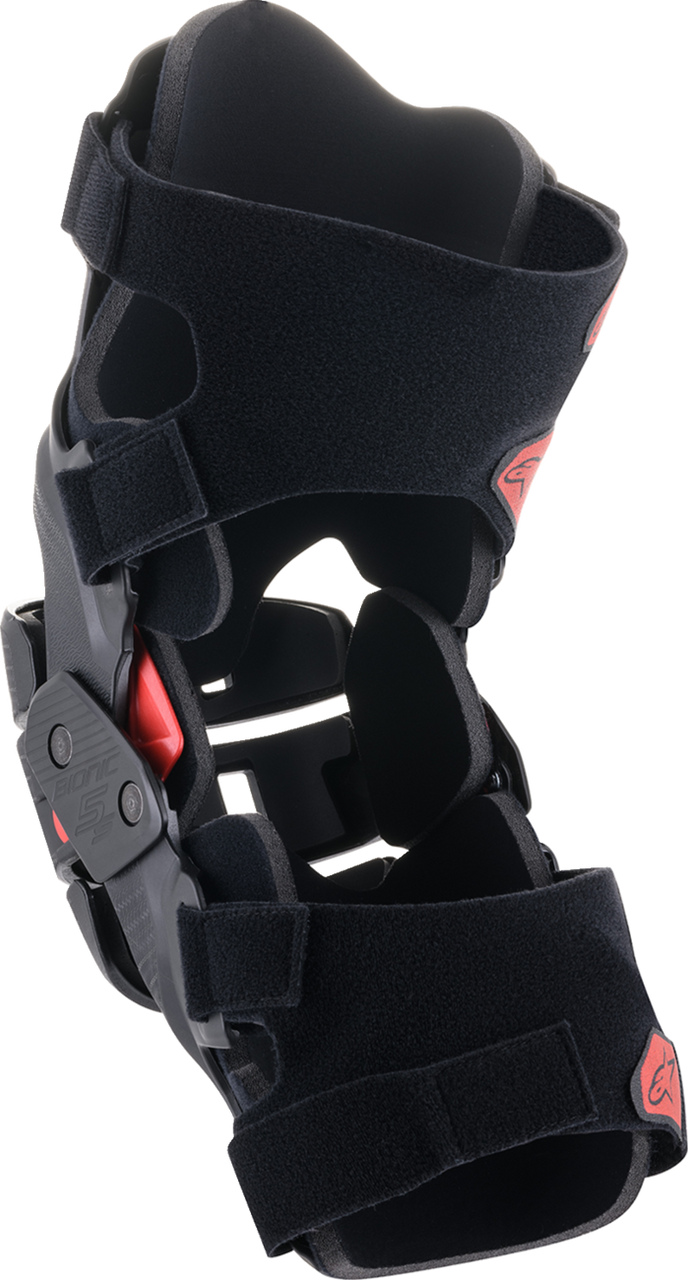 Youth Bionic 5S Knee Braces - Black/Red