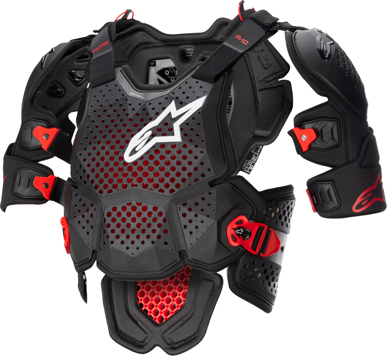 A-10 v2 Full Roost Guard - Black/Red - XS/S