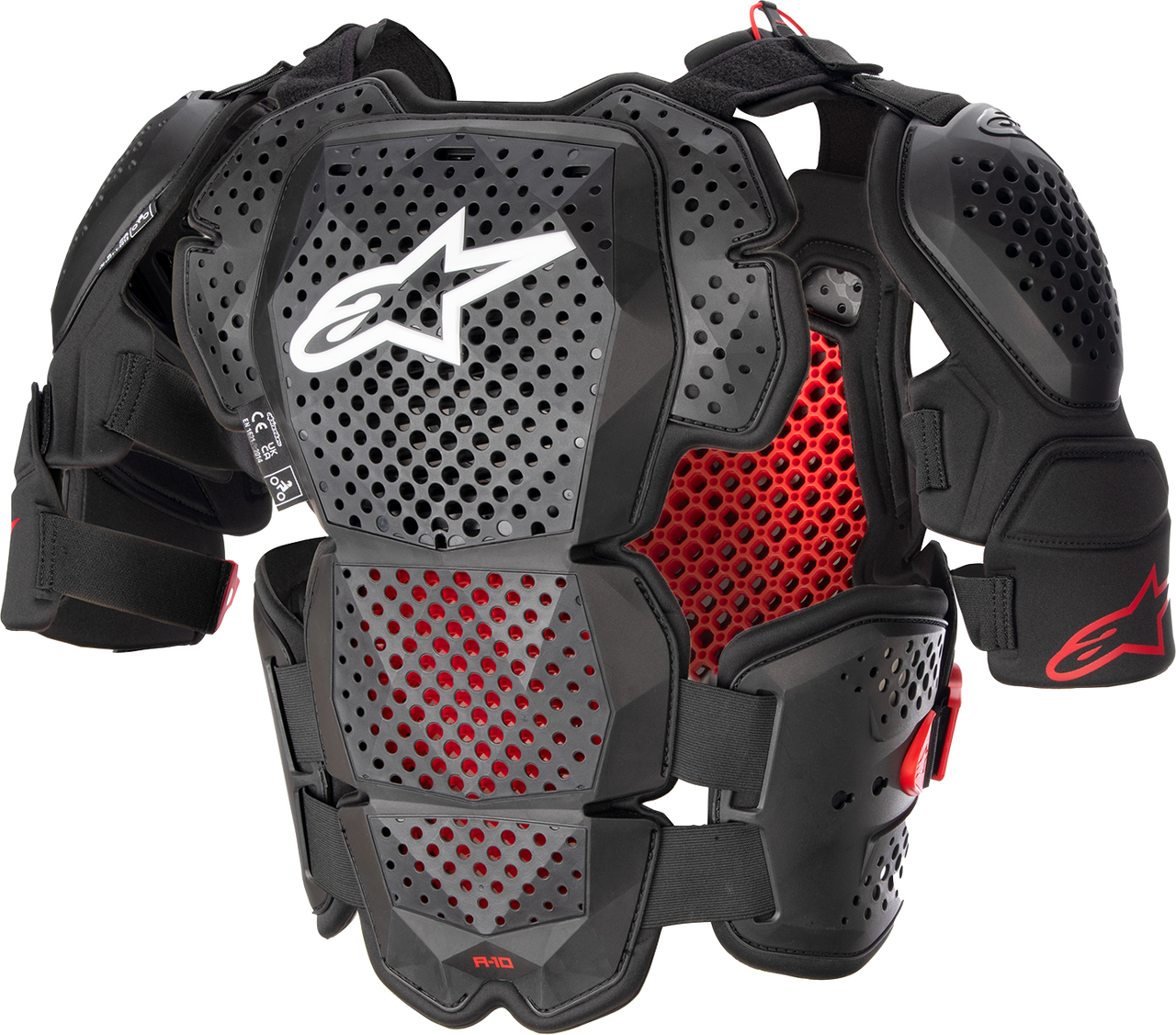 A-10 v2 Full Roost Guard - Black/Red - XS/S
