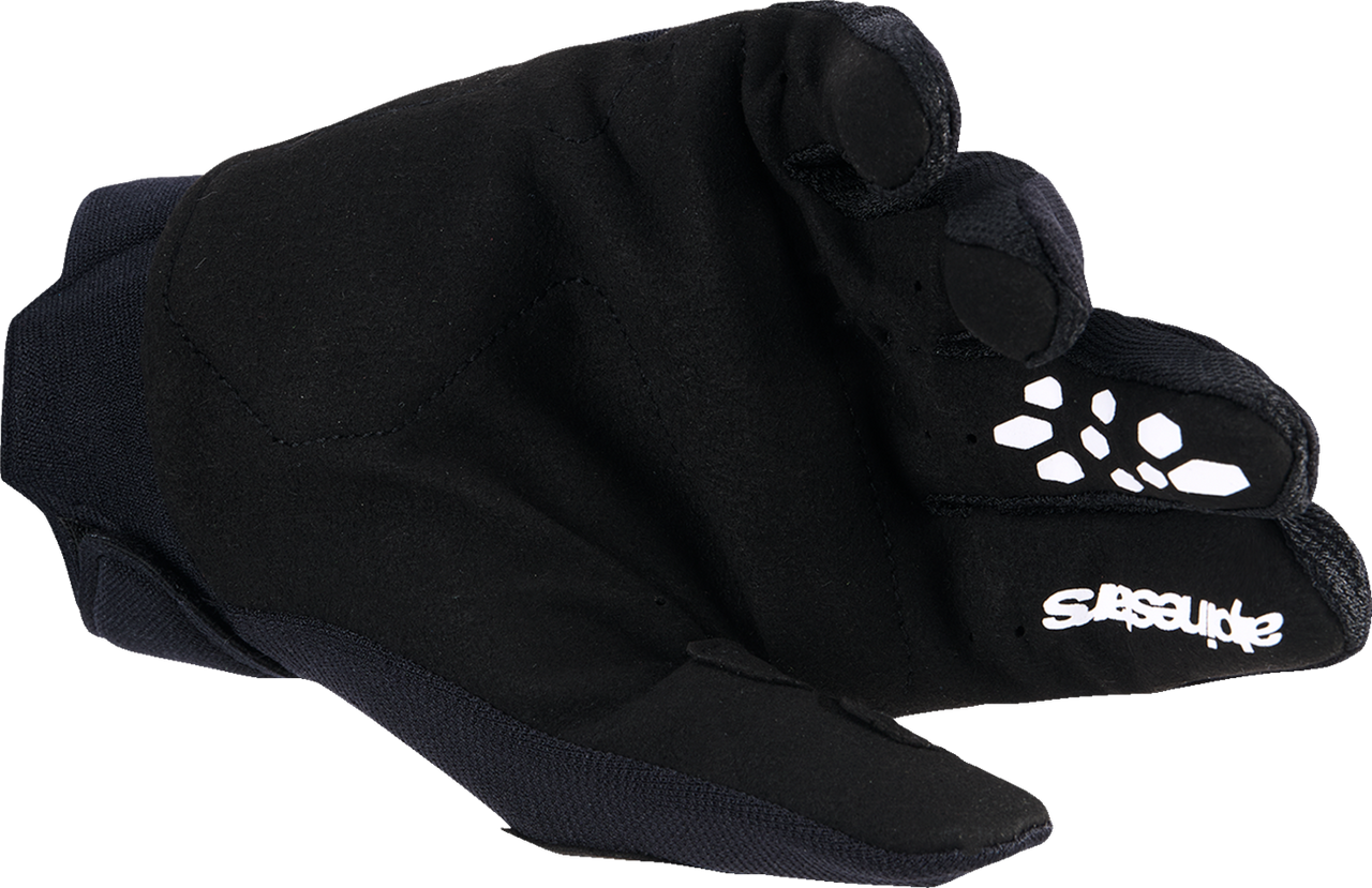 Youth Full Bore V2 Gloves - Black/White - 2XS