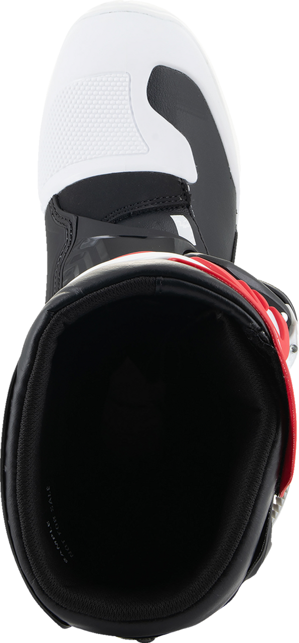 Youth Tech3S Boots - White/Black/Red - US 6 / EU 39