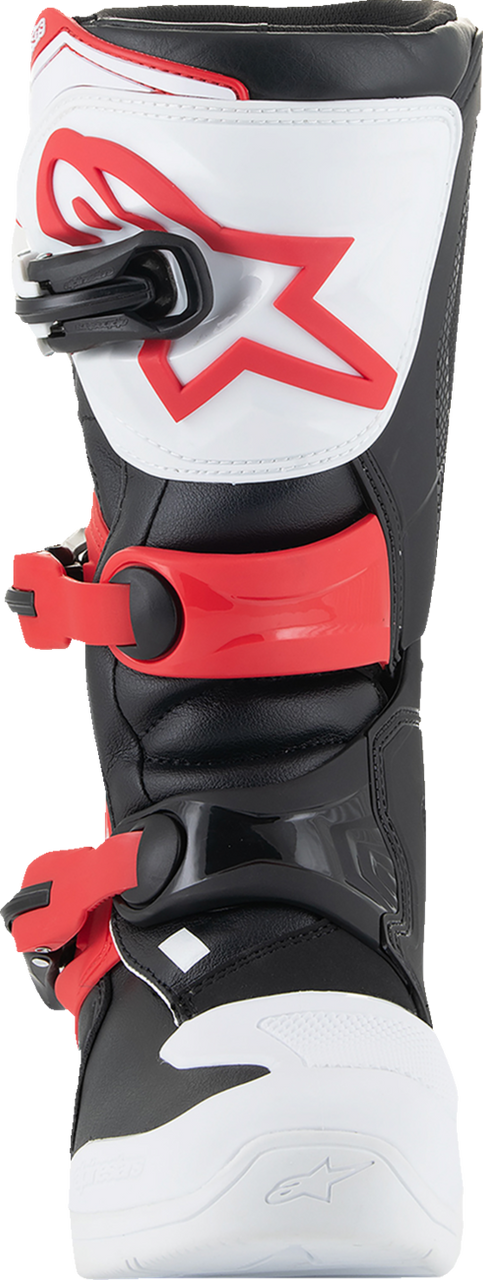 Youth Tech3S Boots - White/Black/Red - US 5 / EU 38