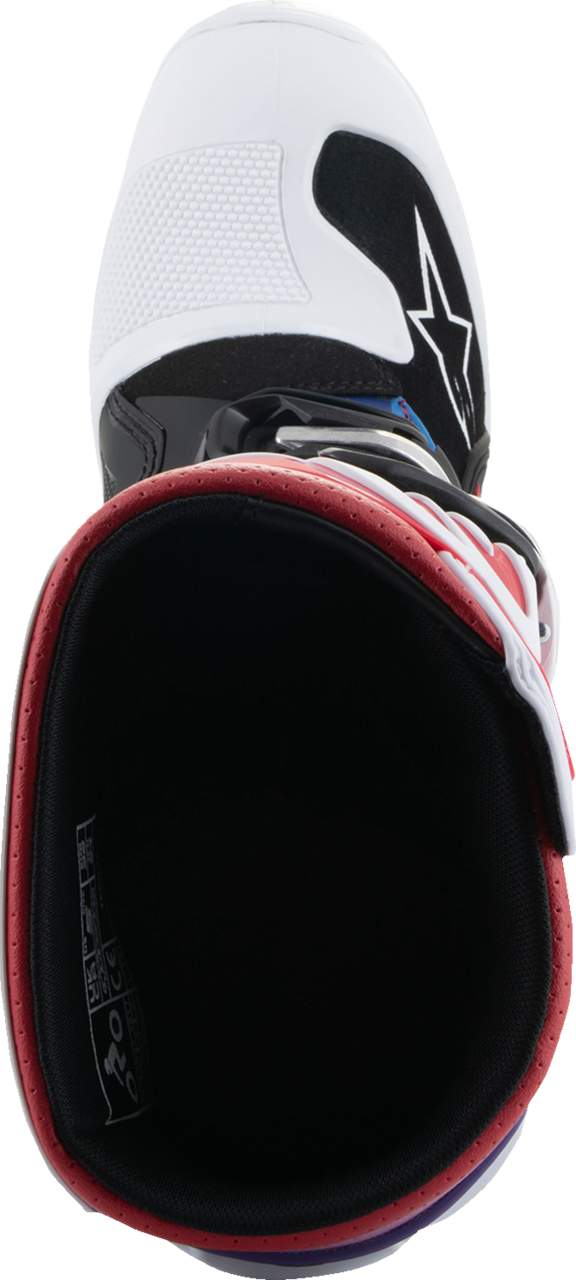 Youth Tech 7S Boots - White/Black/Rainbow - US 3 / EU 35.5