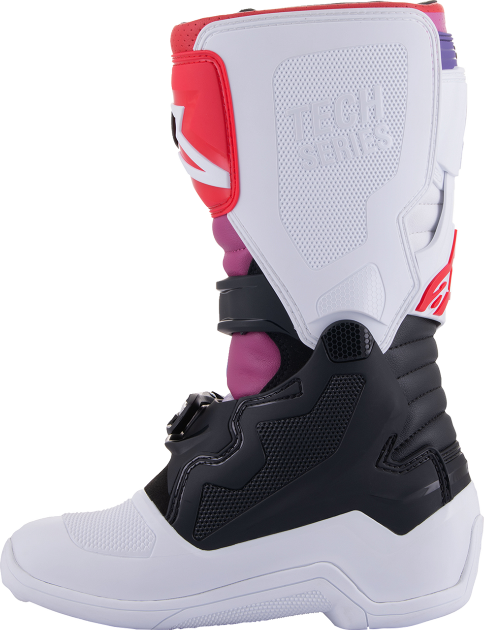 Youth Tech 7S Boots - White/Black/Rainbow - US 4 / EU 37