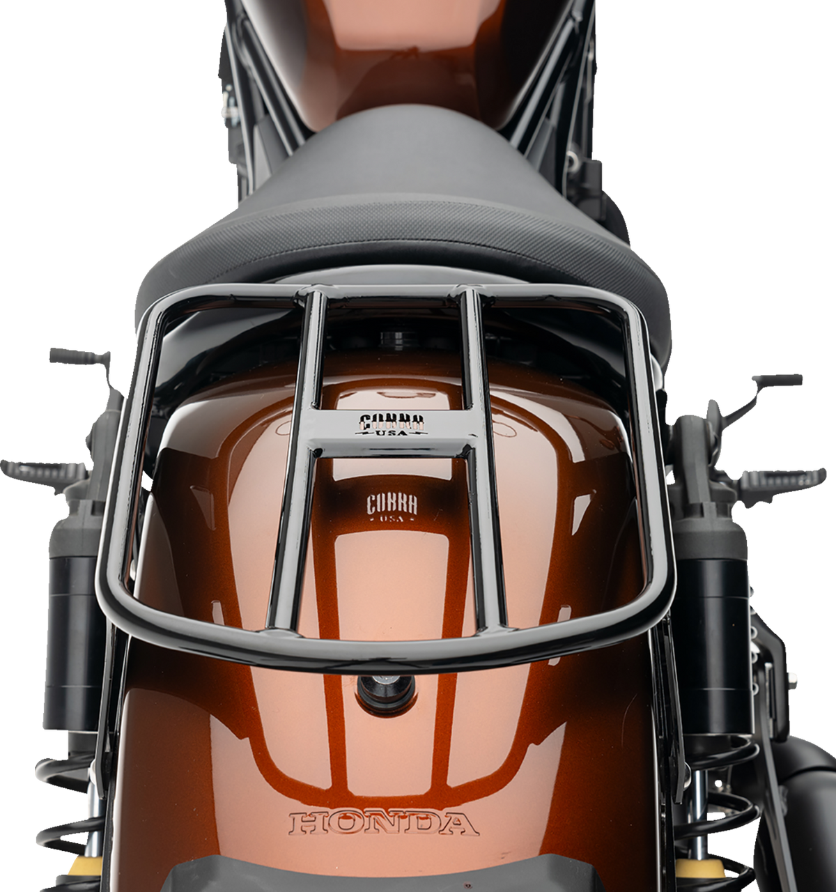 Solo Luggage Rack - Tube - Black - Rebel 1100