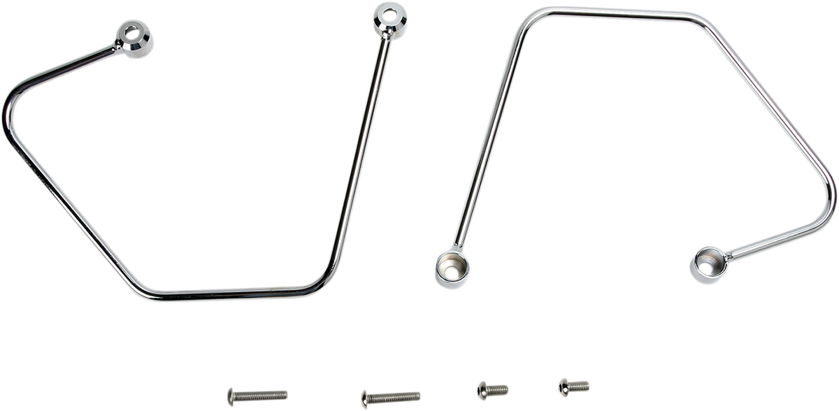 Saddlebag Supports - Chrome - Honda CMX