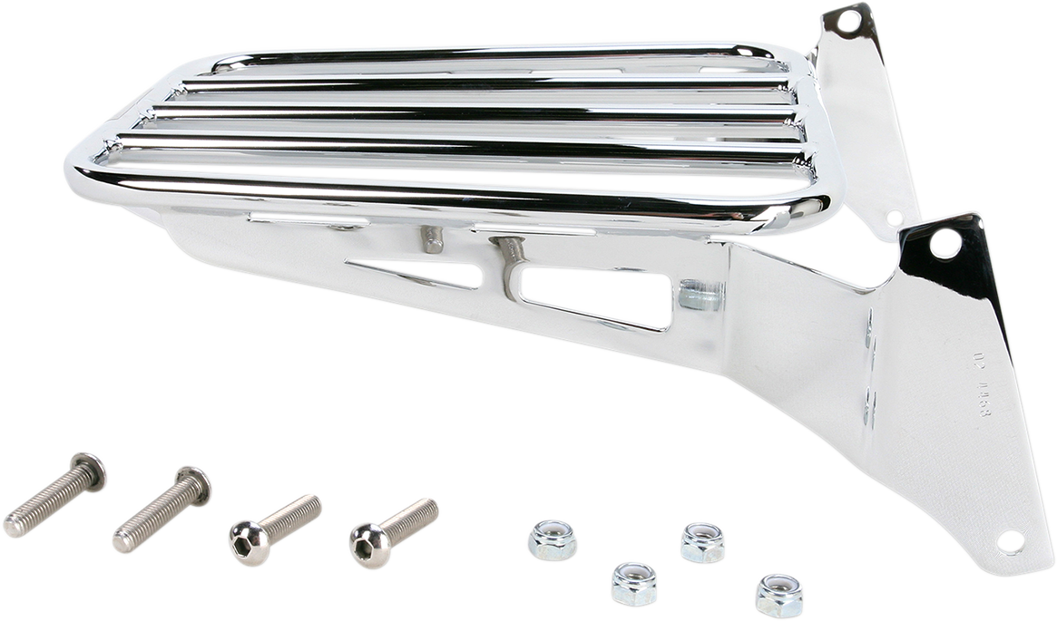 Luggage Rack - Chrome - Tubular