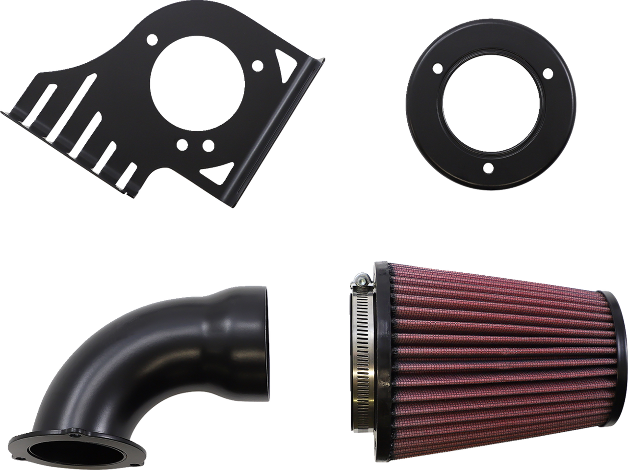 Cone Air Intake - Black - Softail