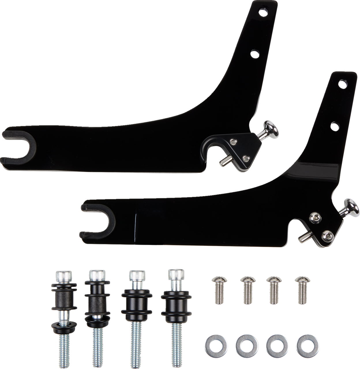 Backrest Kit - 14" - Black - FLHC/S - 1501-0602