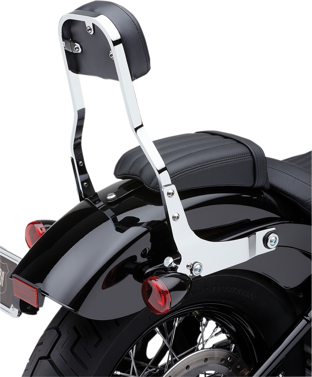 Backrest Kit - 14" - Chrome - Sportster