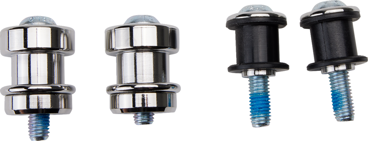 Detachable Backrest - Chrome - Two-up Seat - Scout