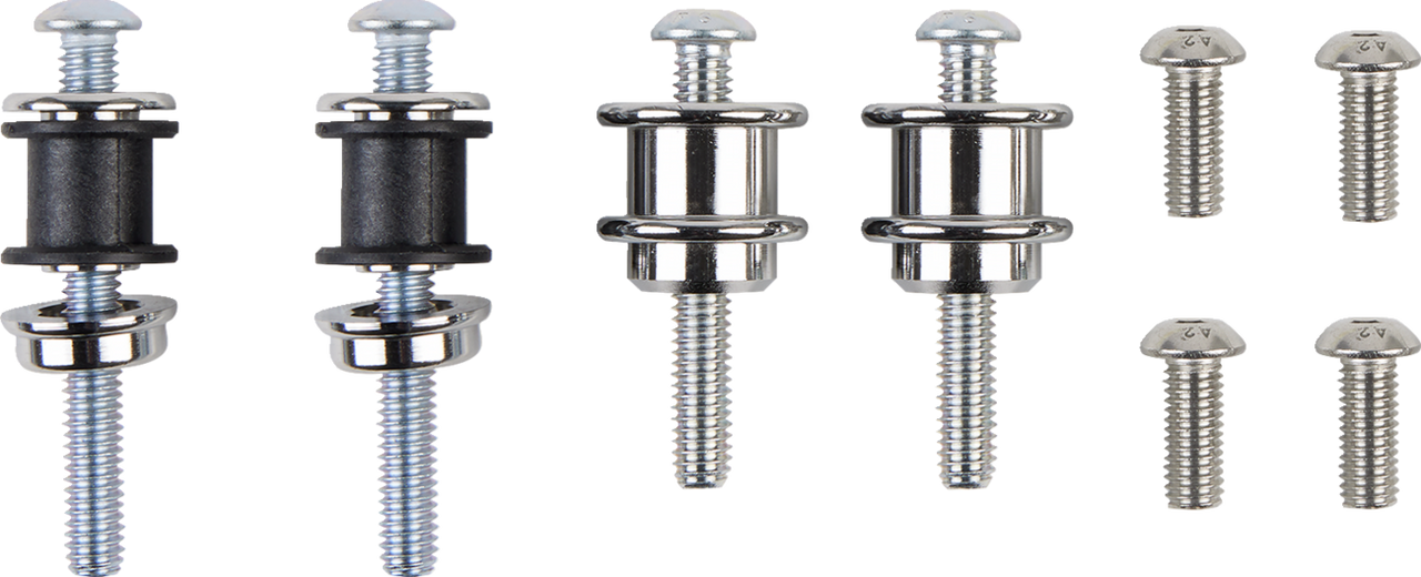 Backrest Kit - 14" - Chrome - XL