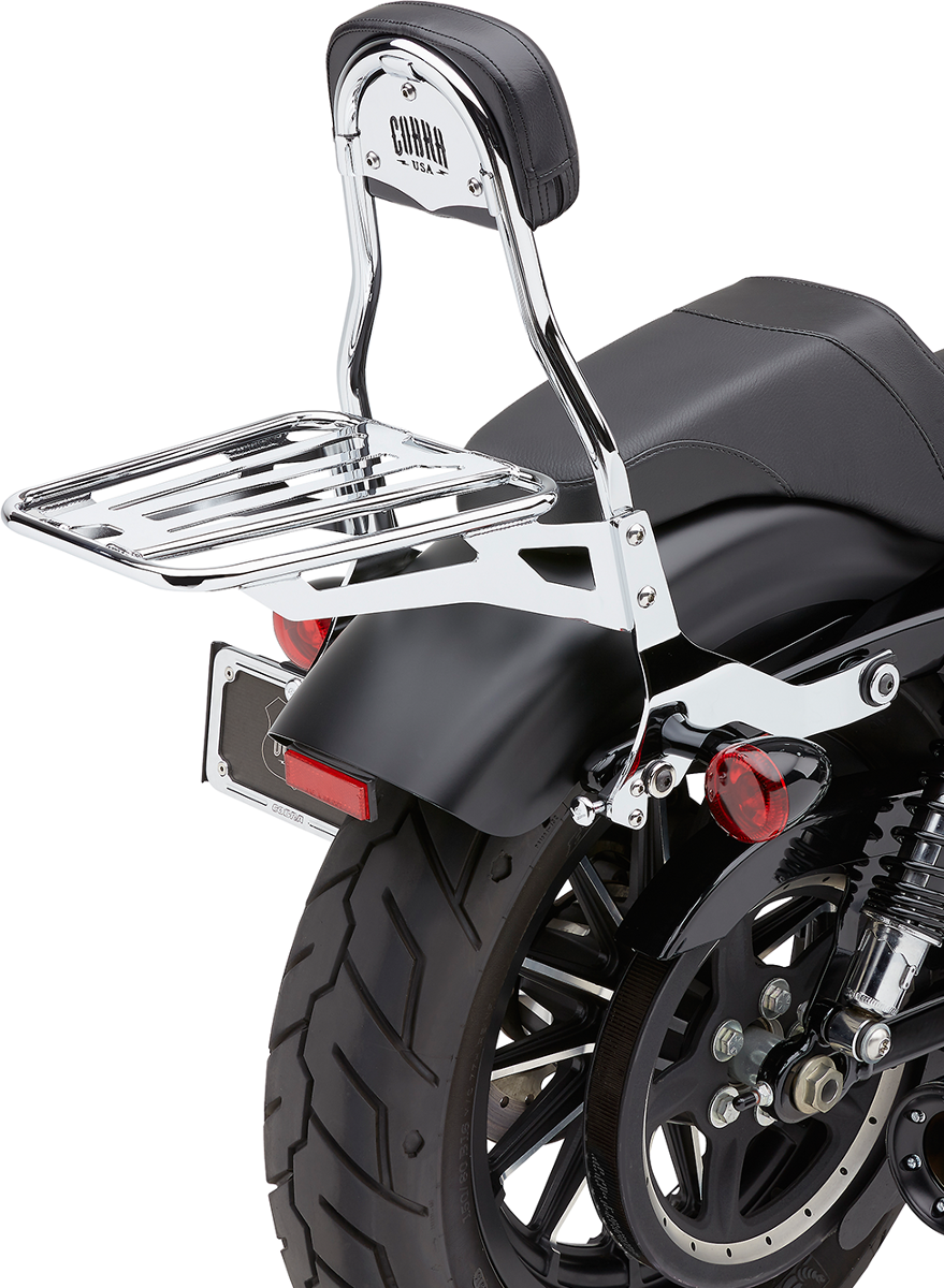 Backrest Kit - 14" - Chrome - XL