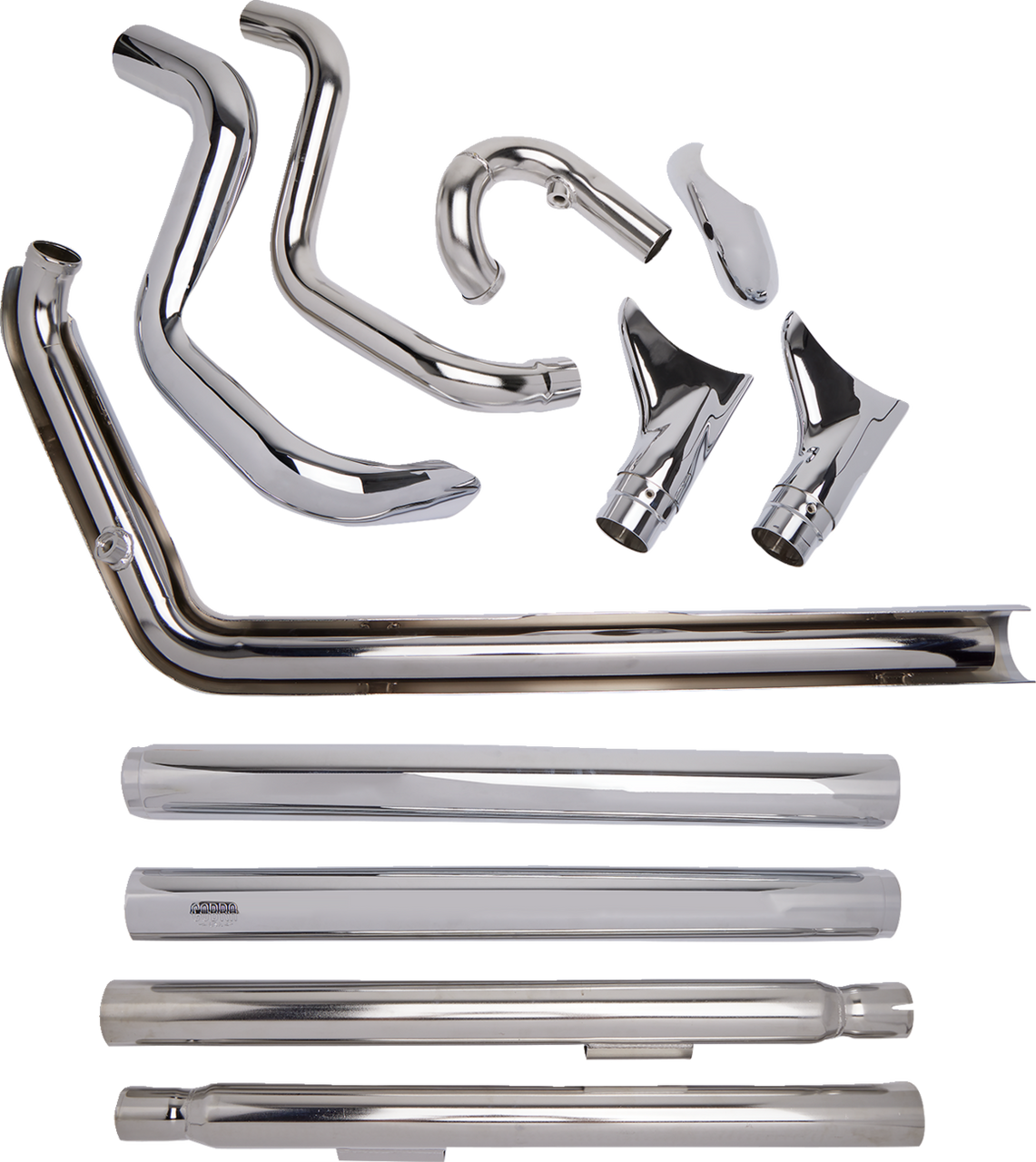 True Dual Exhaust - Fishtail - '12-'17 Softail