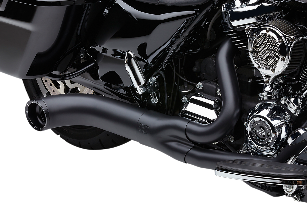 Turn Out 2-into-1 Exhaust System - Black - 1800-2555