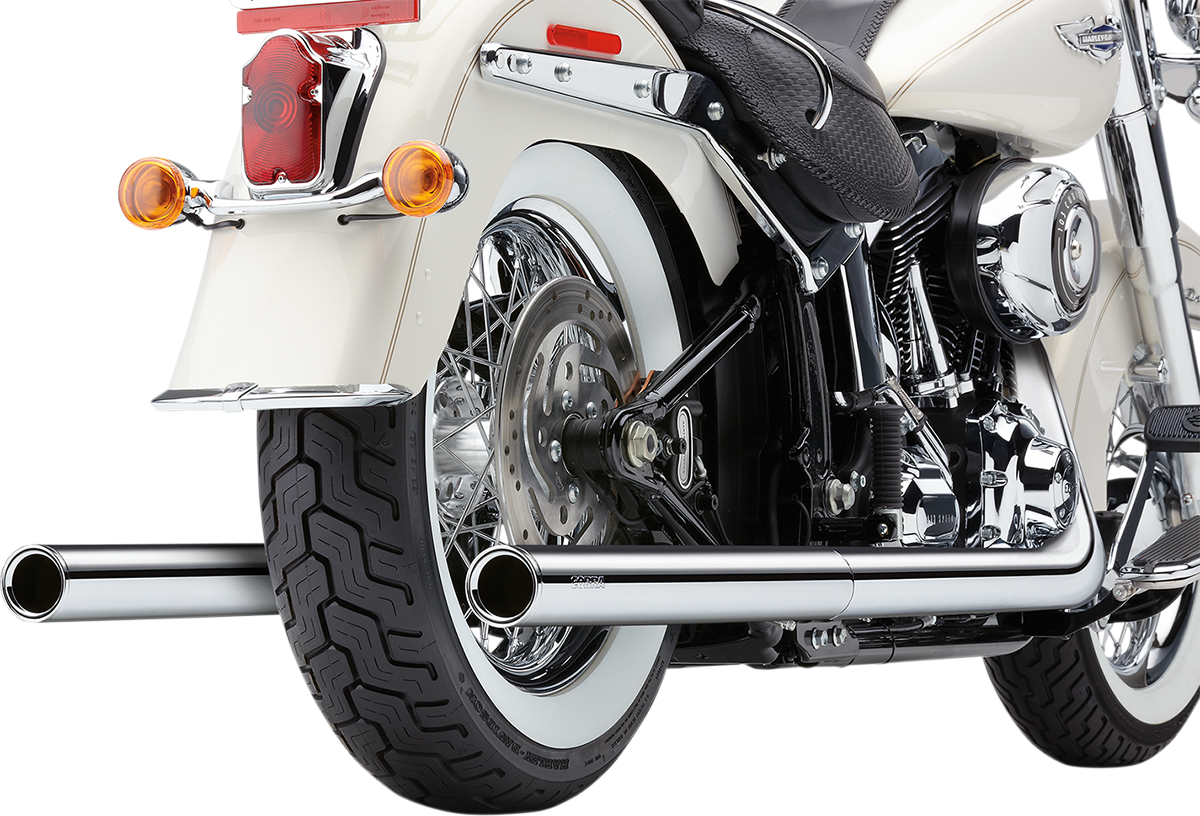 True Dual Exhaust - Billet Tip - '12-'17 Softail