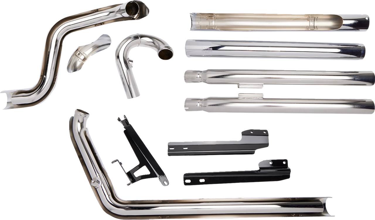 True Dual Exhaust - Billet Tip - '12-'17 Softail