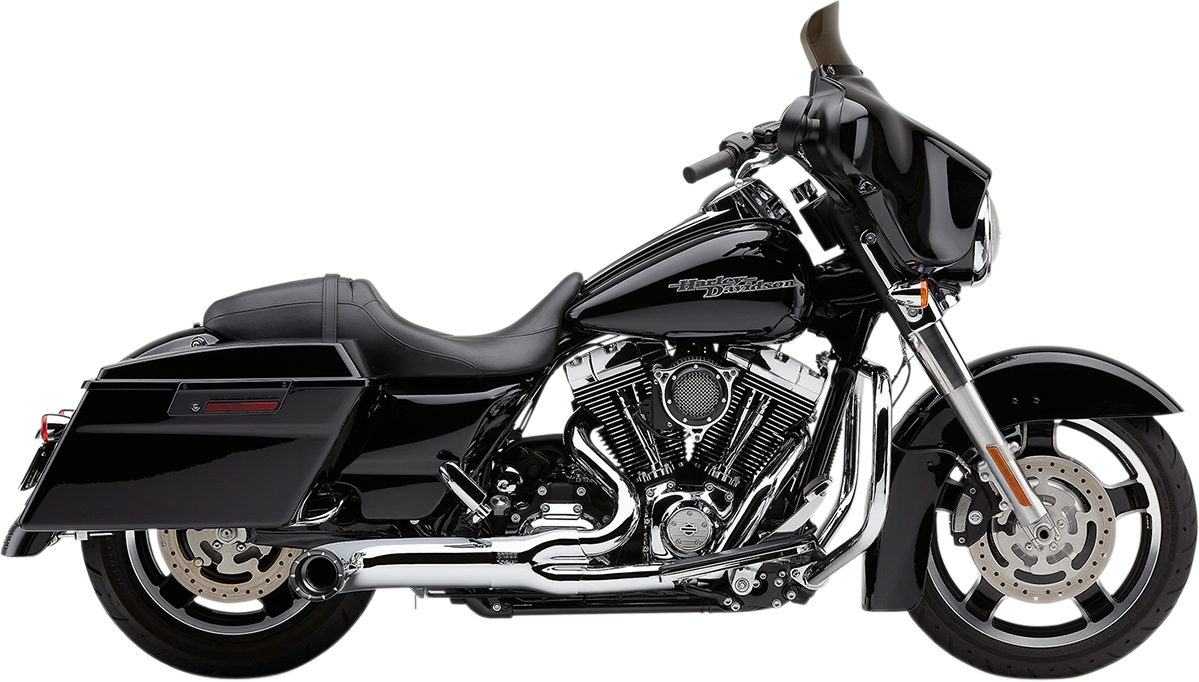 Turn Out 2-into-1 Exhaust System - Chrome