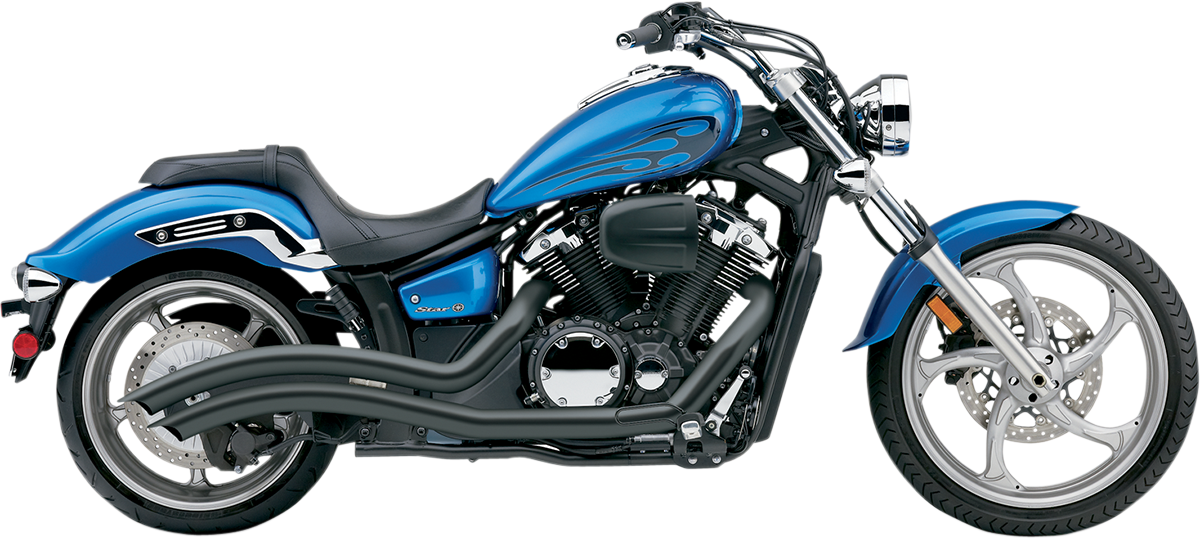 Speedster Swept Exhaust - Black - Stryker 1300