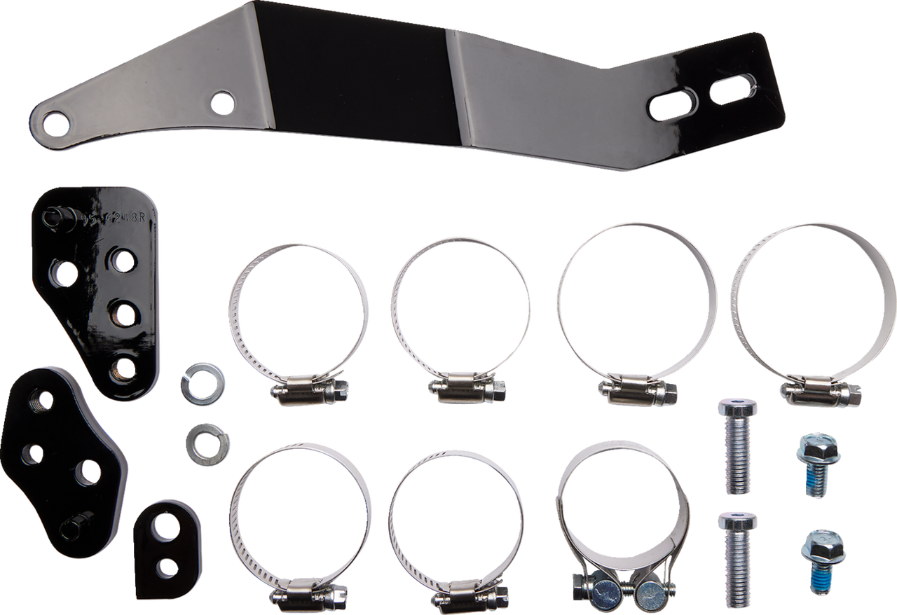 Speedster Swept Short Exhaust - Black - '10-'16 FL