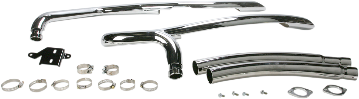 Speedster Swept Exhaust - Chrome - M90