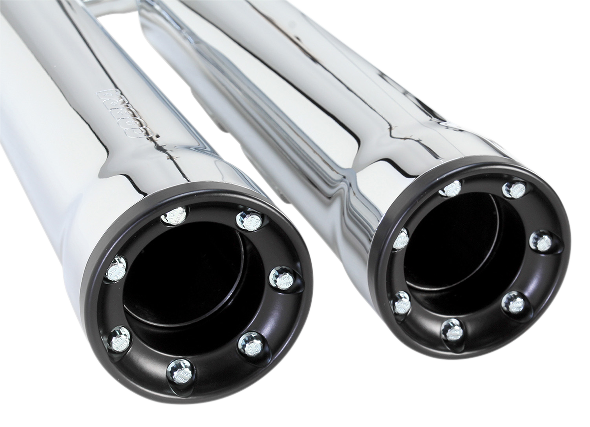 3" RPT Mufflers - Chrome - 1801-0709