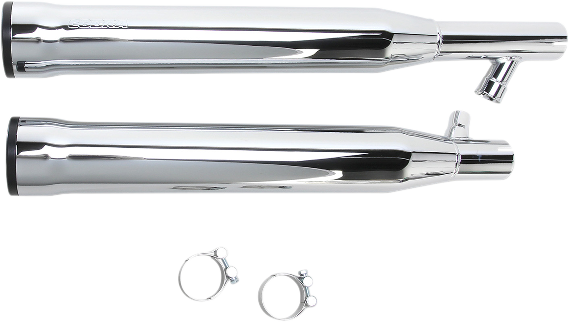 3" RPT Mufflers - Chrome - 1801-0709